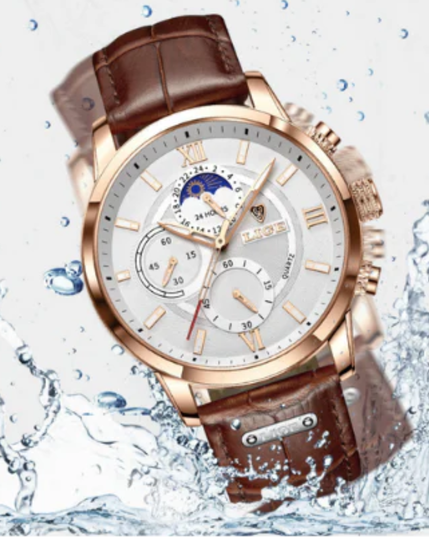 Montre classique pour homme Lugano – étanche, élégante et précise