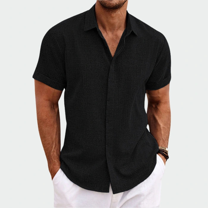 [Buy 1, Get 1 Free] Antony 100% Premium Linen Shirt