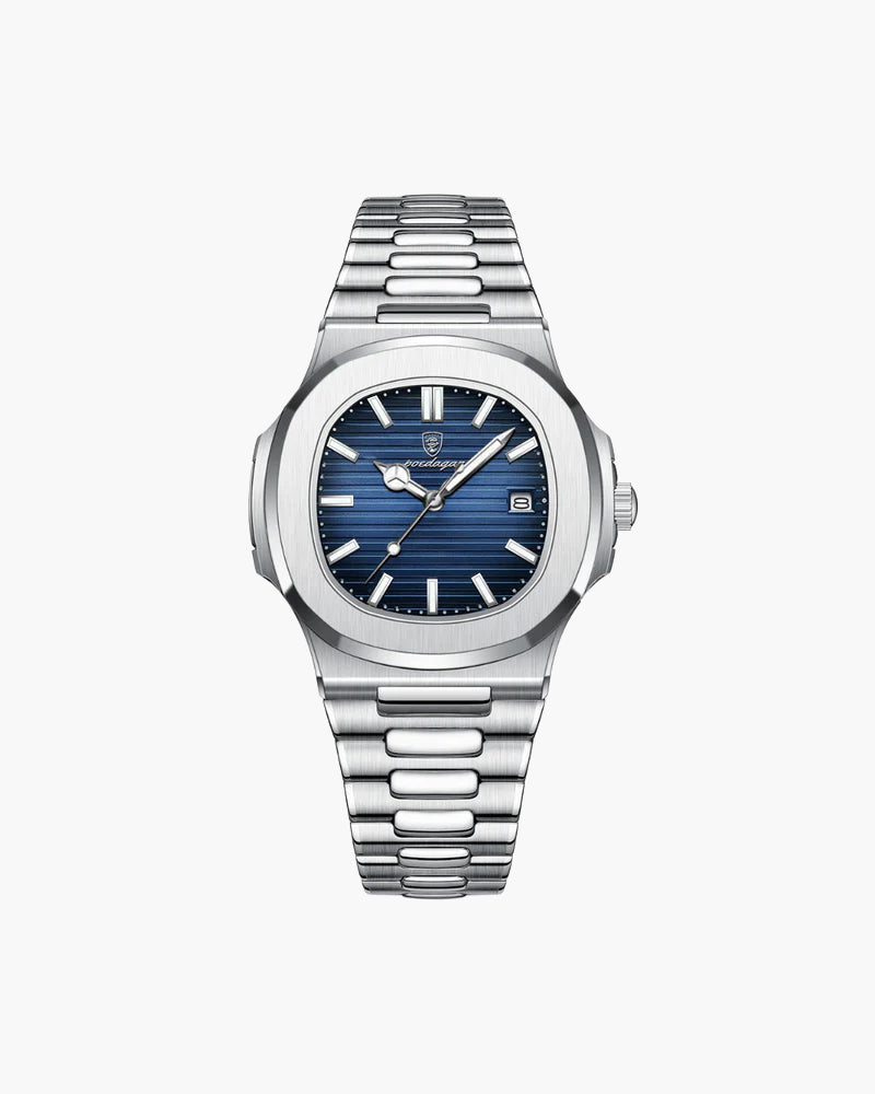 Montre classique pour homme Geneva – étanche, lumineuse et élégante