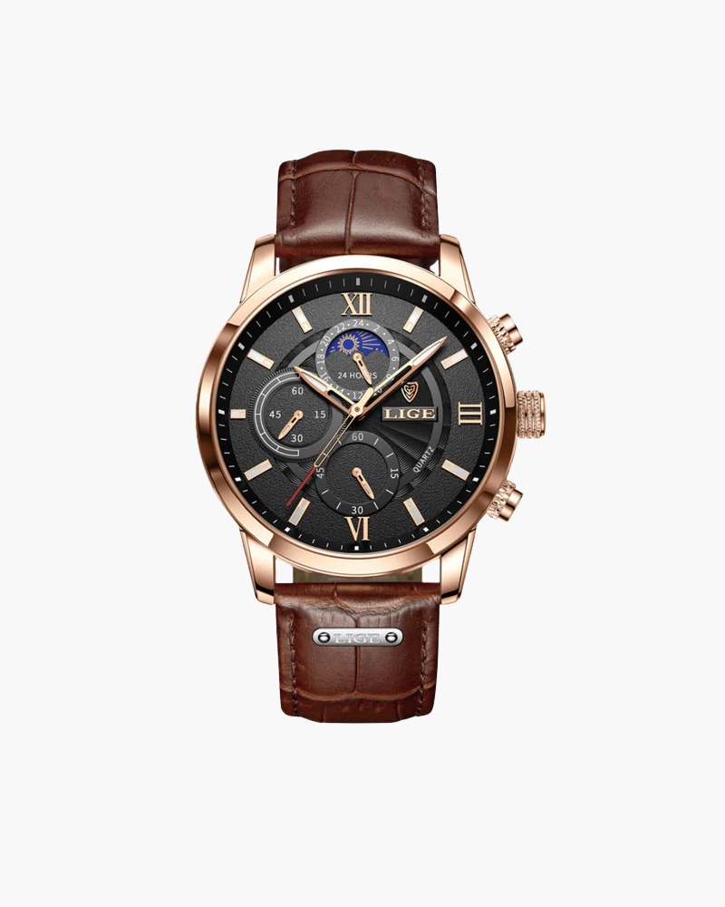 Montre classique pour homme Lugano – étanche, élégante et précise