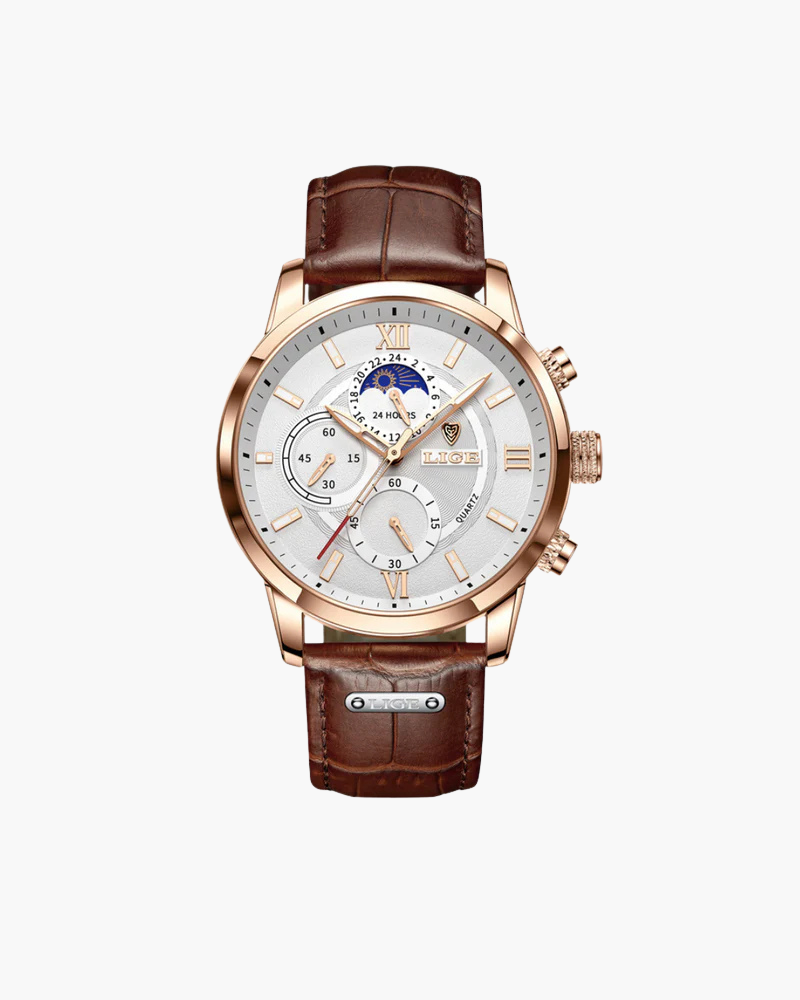 Montre classique pour homme Lugano – étanche, élégante et précise
