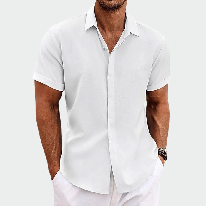 [Buy 1, Get 1 Free] Antony 100% Premium Linen Shirt