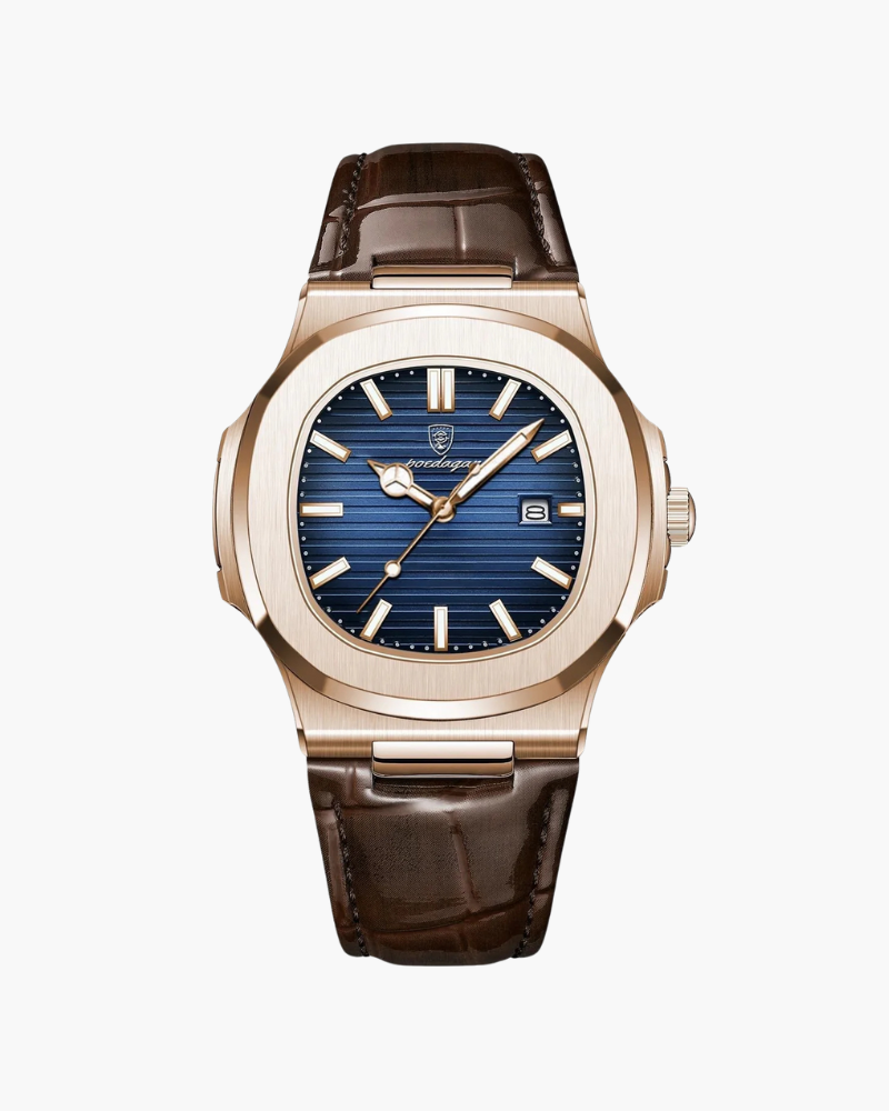 Montre en cuir Lisbon pour homme – classique, masculine et intemporelle