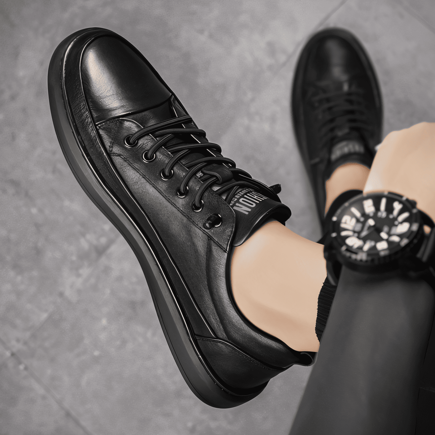 Valtieri Elegante Sneaker aus echtem Leder 7